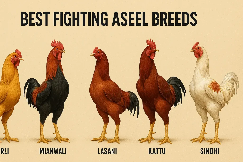 Best Fighting Aseel Breeds