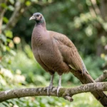 Dun Peafowl – Earthy Brownish Tones & Complete Breed Guide Dun Peafowl in a natural garden displaying earthy brown hues with a calm, natural background