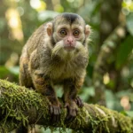 Emperor Tamarin – Mustached Monkey Size, Diet & Complete Breed Guide Emperor Tamarin perched on a branch in a rainforest