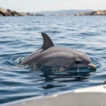 Hector's Dolphin – Smallest Dolphin Facts, Habitat, Behavior & Comprehensive Profile Hector's dolphin swimming near the New Zealand coast with its rounded dorsal fin visible above the water.
