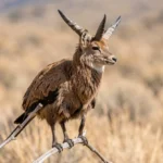 Horned Sungem – A Unique Andean Species & Complete Hummingbird Breed Guide Close up of a Horned Sungem male with horn like head tufts in an arid Andean savanna