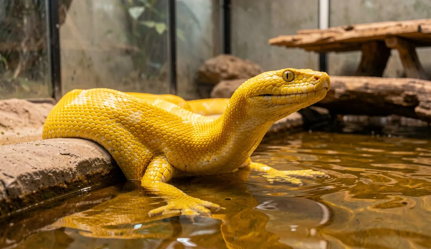 Yellow Anaconda – Size, Enclosure Setup, Diet, Temperament & Complete ...